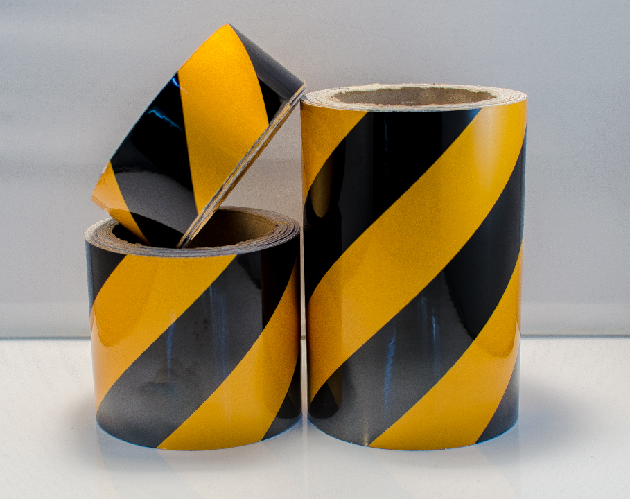 ✓ Technical Tapes :: Hazard Warning Tiger Tapes :: Hazard Warning Tiger Tape  50mm x 30 meters 121195 - Products :: Safety Signs & Posters