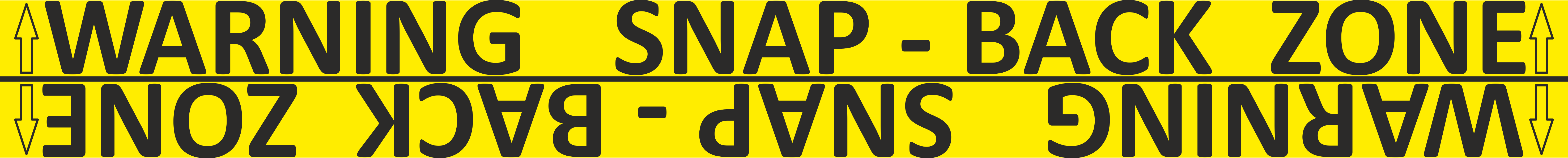 ISPS Code Signs Warning Snap Back Zone 232453