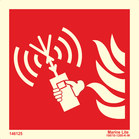R mam様確認用 ✓ Fire Safety Signs :: Fire Fighters Portable Radio 146125