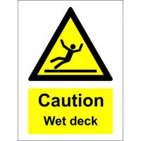 Caution wet deck 187573
337573