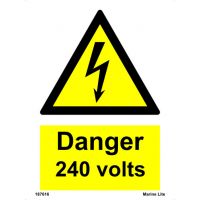 Danger 240 Volts 187616