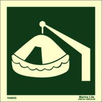 Davit launched liferaft w/out text 104053 LSS004 334053