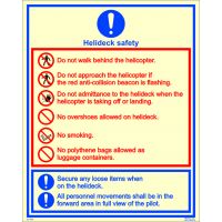Helideck Safety Card 23-1447