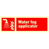 Supplementary Sign : Water fog applicator 146171