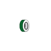 Pipe Identification Tape Emerald Green 122115