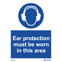 Ear Protection Must Be Worn In This Area