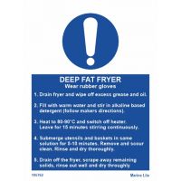 Deep Fat Fryer "Wear rubber gloves" 195762