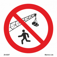 Do Not Walk Under Overhanging Weight 20-0207
