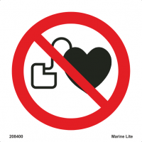 No Access For People With Active Implanted Cardiac Devices 208400 PSS007