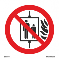 Do Not Use Lift In The Event Of Fire 208410 PSS017