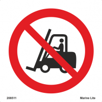 No Access For Fork Lift 208511 PSS006