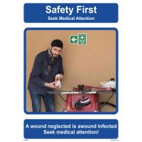 Safety First "Seek Medical Attention" 221707
