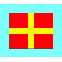 Alphabetical Flag R "ROMEO" 37-1528