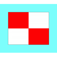 Alphabetical Flag U "UNIFORM" 37-1531