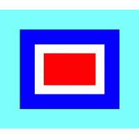 Alphabetical Flag W "WHISKEY" 37-1533