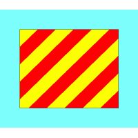 Alphabetical Flag Y "YANKEE" 37-1535
