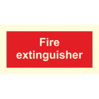 Supplementary Sign : Fire Extinguisher 14-0341