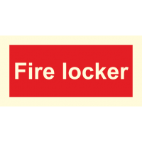 Supplementary Sign : Fire Locker 14-0343