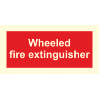 Supplementary Sign: Wheeled Fire Extinguisher 14-0346