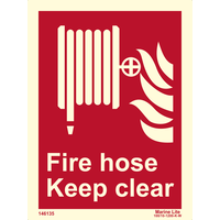 Fire Hose Keep Clear 146135 336135