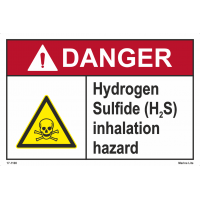 Danger Hydrogen Sulfide (H2S)  Inhal.Hazard 17-1100