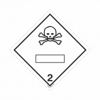 Class 2.3, Toxic Gas With Panel For UN Number 172234 332234