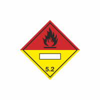 Class 5.2, Organic peroxide With panel for UN number 172277 332277