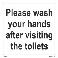 Please Wash Your Hands After Visiting Toilet 172929 332929