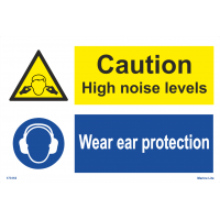Caution High Noise Levels / Wear Ear Protection 173118 333118