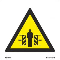 Warning Crushing Hazard 187404 WSS019