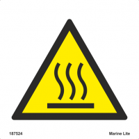 Warning Hot Surface 187524 WSS017