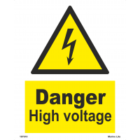 Danger high voltage 187610