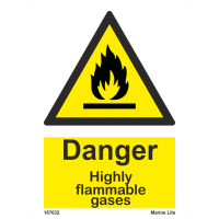 Danger Highly Flammable Gases 187632-337632