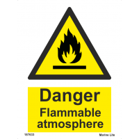 Danger Flammable Atmosphere 187633-337633