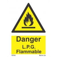 Danger L.P.G. Flammable 187634-337634