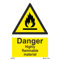 Danger highly flammable material 187635-337635