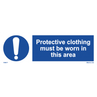 Protective Clothing Must Be Worn In This Area 195677