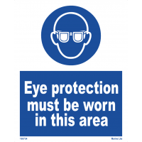 Eye Protection Must Be Worn In This Area 195734 335734