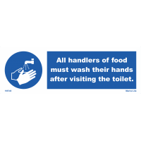 All Handlers Of foods Must Wash Their Hands After Visiting The Toilet 195745 335745