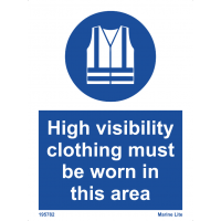 Highly Visible Clothing Must Be Worn In This Area 195782 335782
