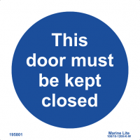 This door must be kept closed 195801 - 335801