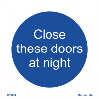 Close these doors at night 195804 335804