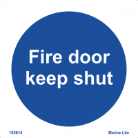 Fire door keep shut 195814 335814