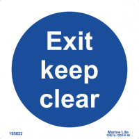 Exit keep clear 195822 335822