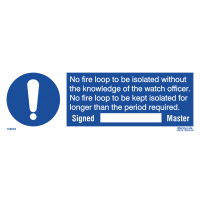 No fire loop is to be isolated… 195853 335853