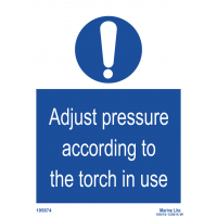 Adjust Pressure According To The Torch In Use 195874 335874