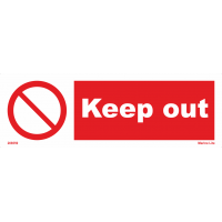 Keep Out 208559