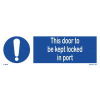 This Door To Be Kept Locked In Port 215825 335825