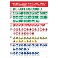 Escape route signs and equipment posters 22-0144