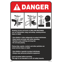 Drilling Machines Safety Poster 22-0991